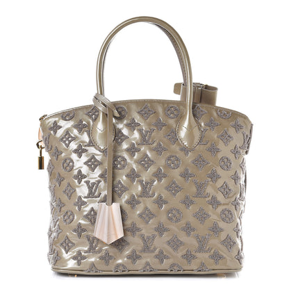 Louis Vuitton Patent Lambskin Fascination Lockit Gris 1 of 6