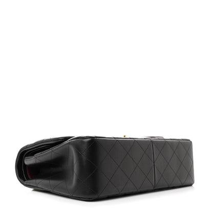 Chanel Lambskin Quilted Jumbo Double Flap Black 4 of 14