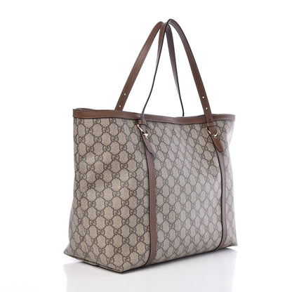 Gucci GG Supreme Monogram Medium Nice Tote Brown 3 of 8