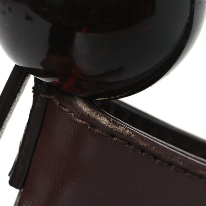 Jacquemus Smooth Calfskin Le Bisou Perle Medium Brown 10 of 11