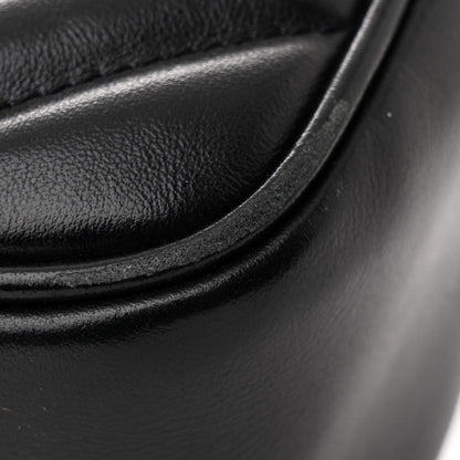 Saint Laurent Calfskin Matelasse Monogram Monochrome Lou Camera Bag Black 11 of 12