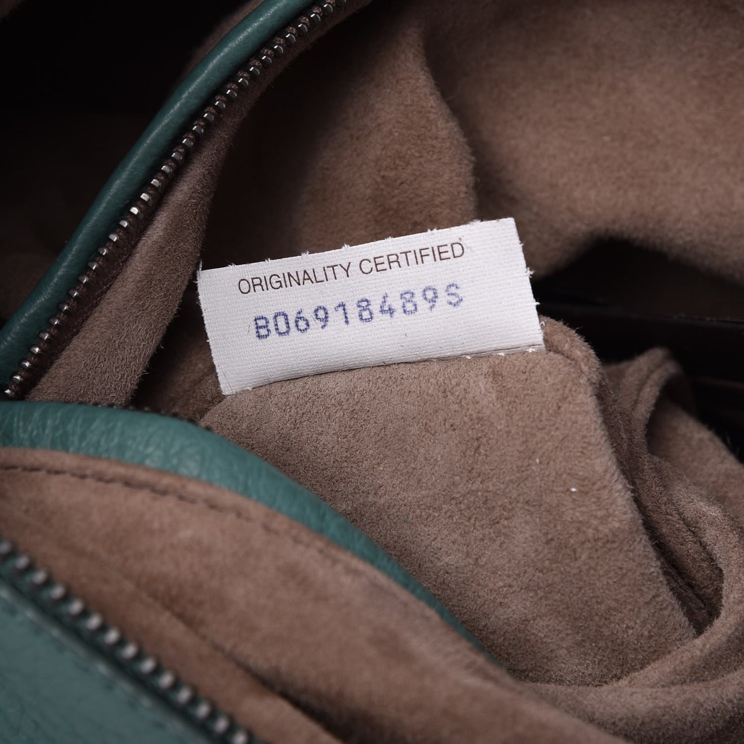 Cervo Deerskin Medium Shoulder Bag Thyme