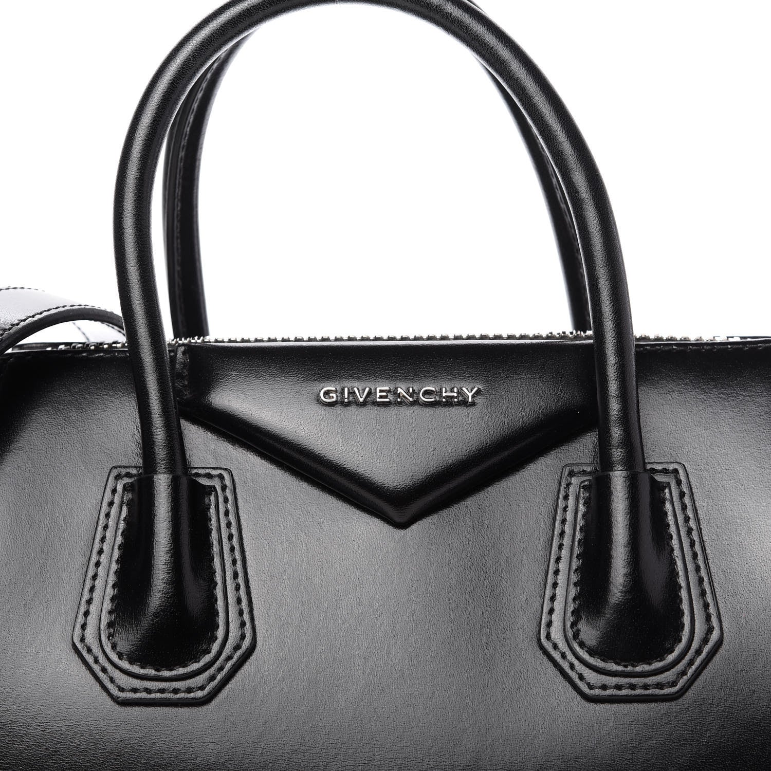 Givenchy Shiny Lord Calfskin Small Antigona Black 10 of 10