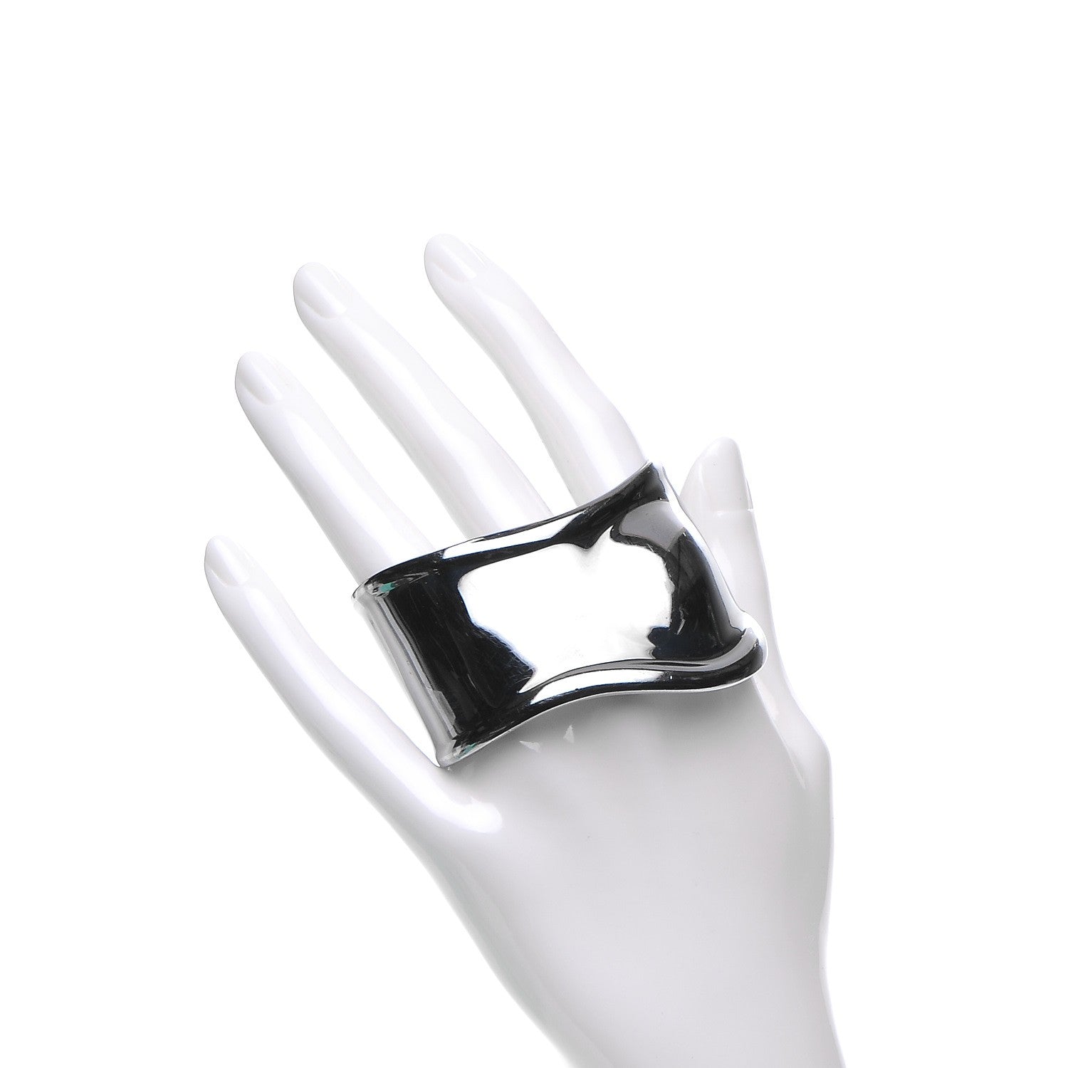 Tiffany Ruthenium Small Elsa Peretti Left Wrist Bone Cuff Bracelet 2 of 5