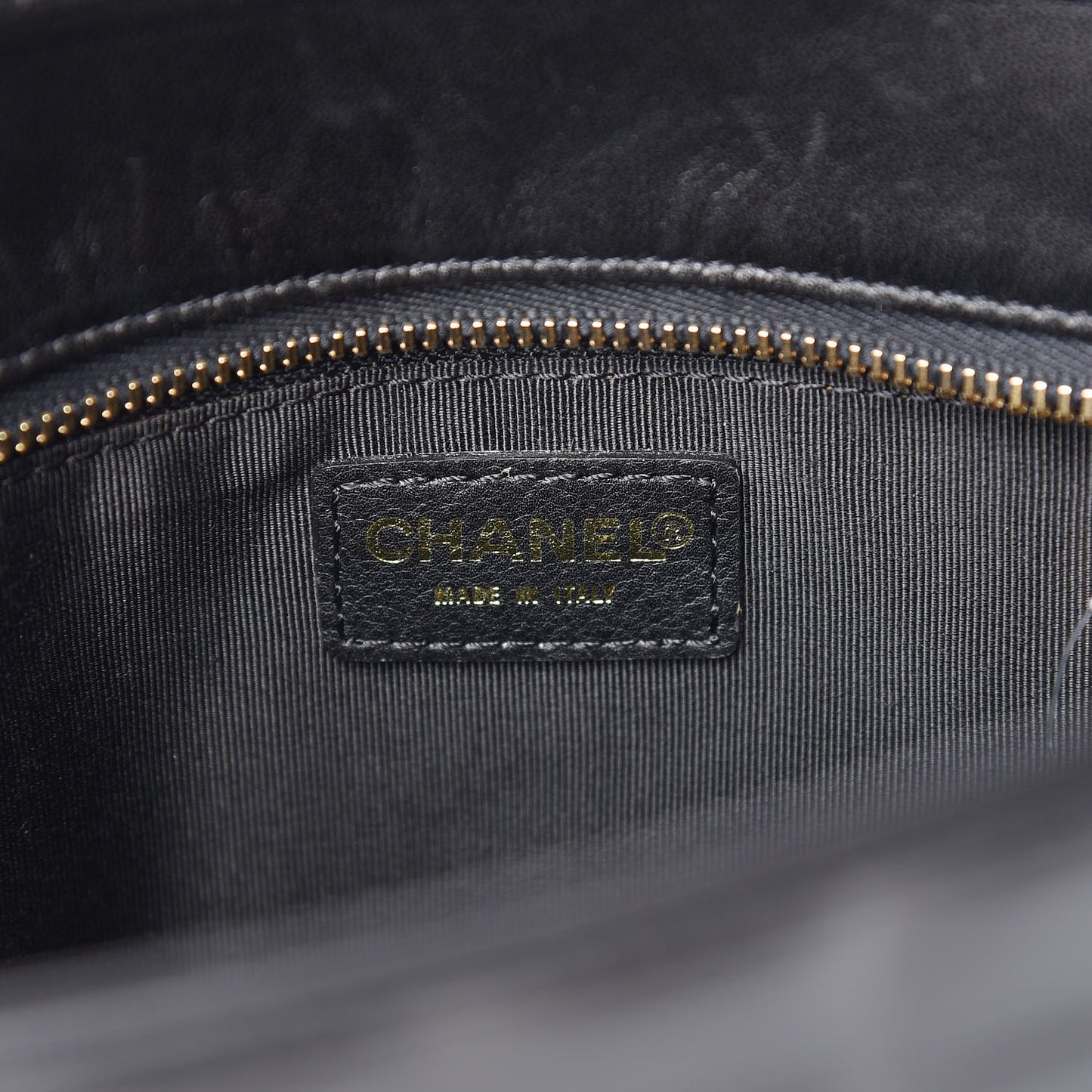 Lambskin Quilted Chocolate Bar Tote Black