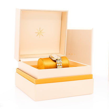 Bulgari Stainless Steel 18K Yellow Gold 33mm Serpenti Seduttori Quartz Watch 5 of 5