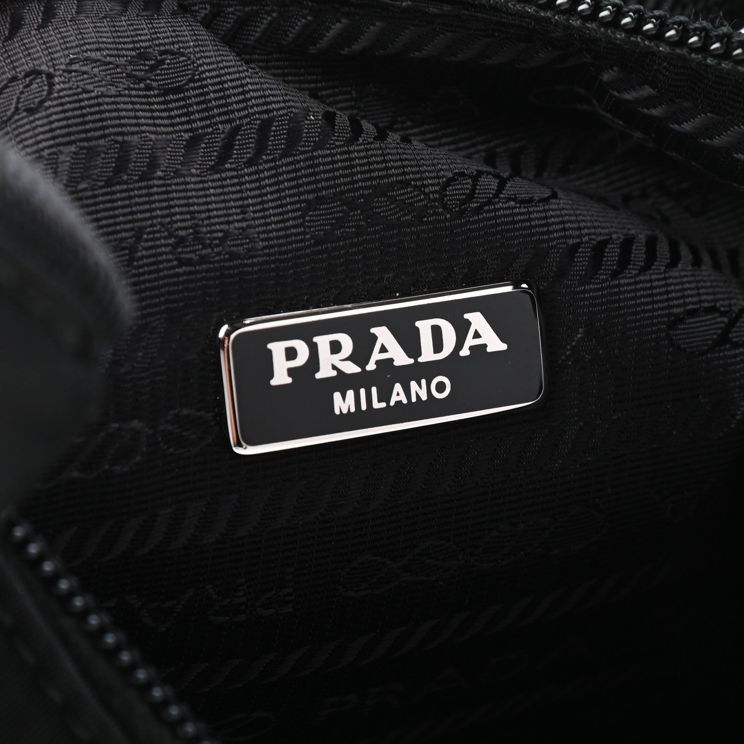 Prada Tessuto Nylon Mini Re-Edition 2000 Bag Black 6 of 12