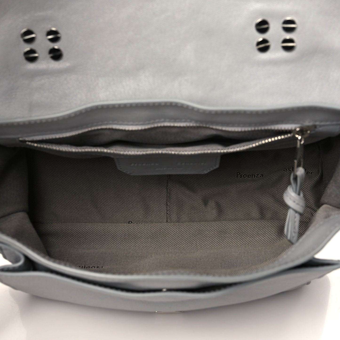 Lambskin Tiny PS1 Satchel Fog