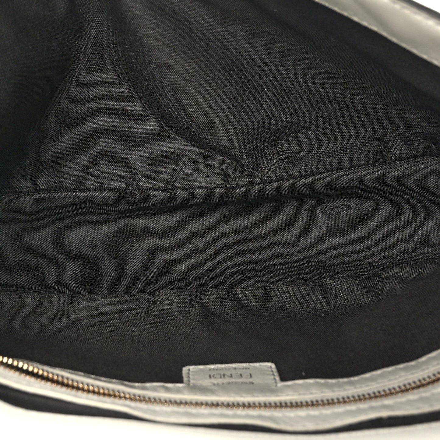 Nappa FF 1974 Embossed Baguette White