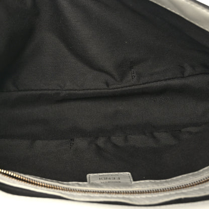 Fendi Nappa FF 1974 Embossed Baguette White 5 of 8