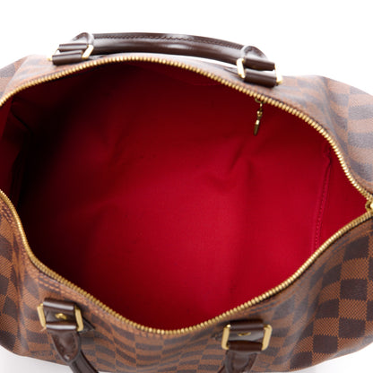 Louis Vuitton Damier Ebene Speedy Bandouliere 35 5 of 15