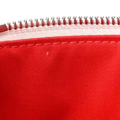 Christian Louboutin Metallic Textured Calfskin Loubila Chain Clutch Silver 10 of 11