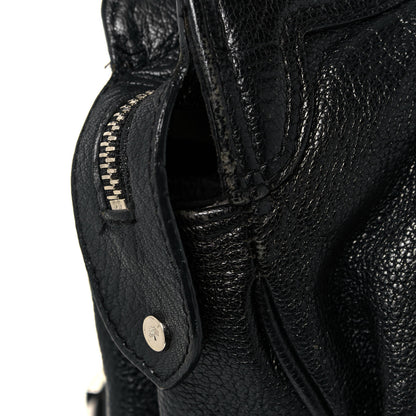 Mulberry Stone Polished Goatskin Maggie Shoulder Bag Black 17 of 19