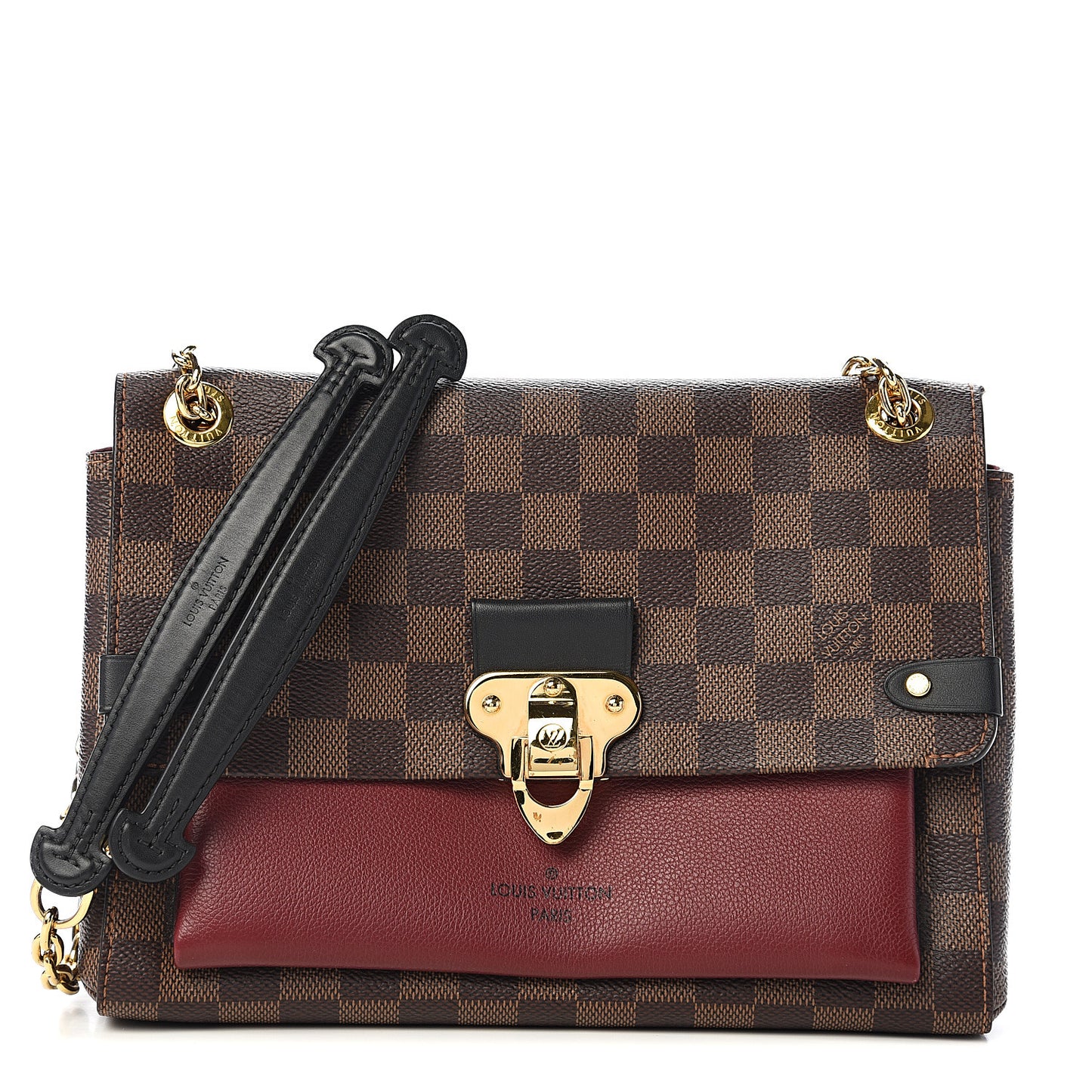 Damier Ebene Vavin PM Bordeaux