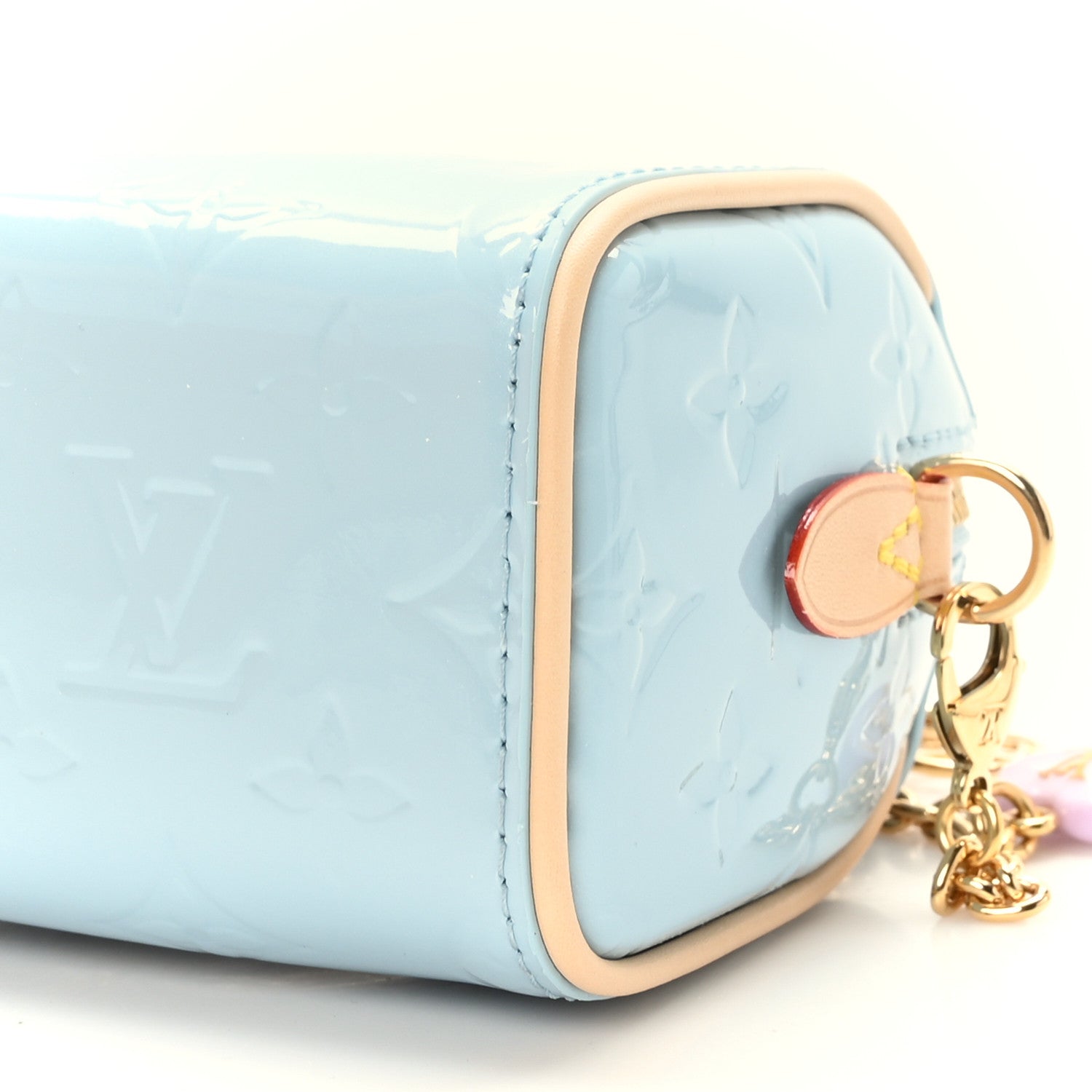 Louis Vuitton Vernis Monogram Nano Speedy Sky 8 of 8