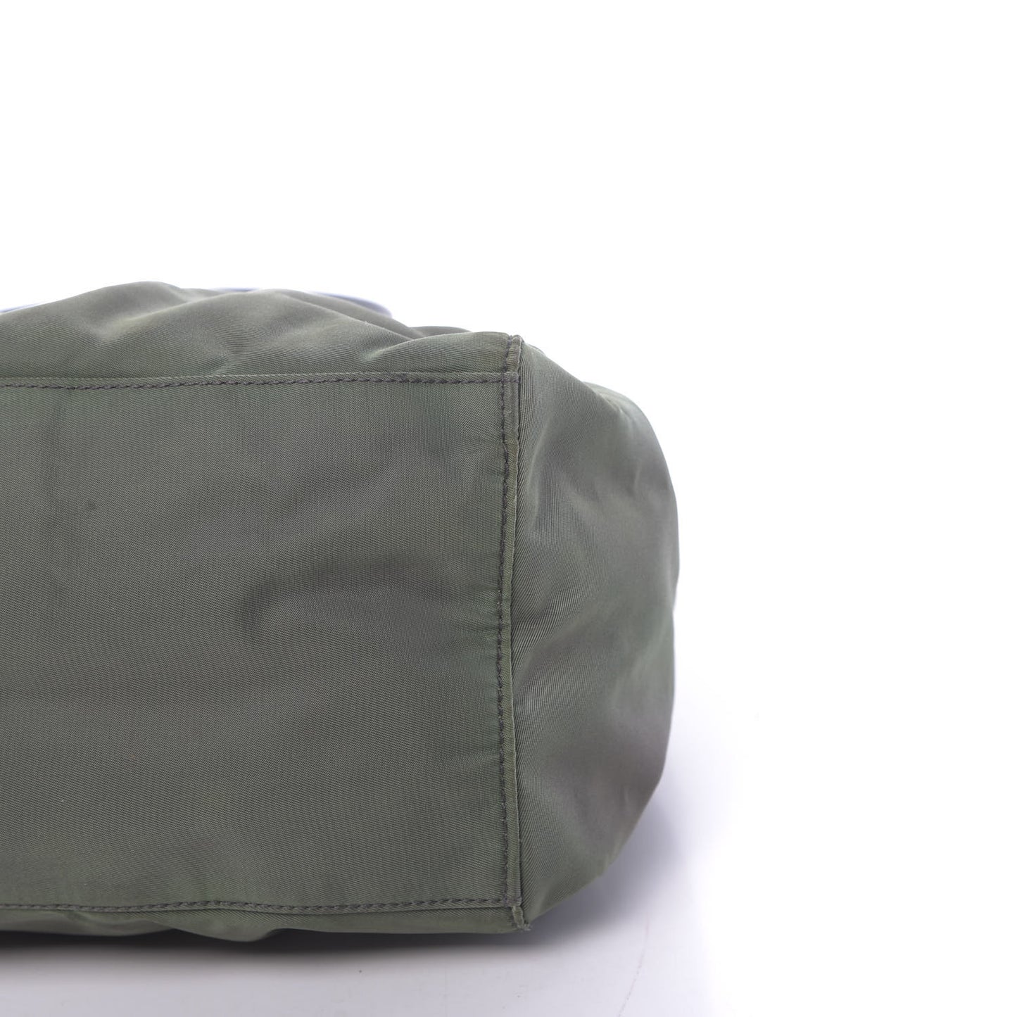 Tessuto Nylon Bow Shoulder Bag Green