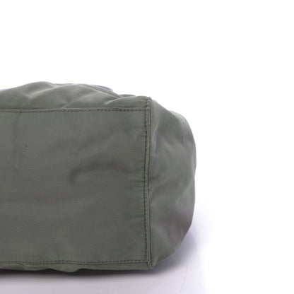 Prada Tessuto Nylon Bow Shoulder Bag Green 16 of 16