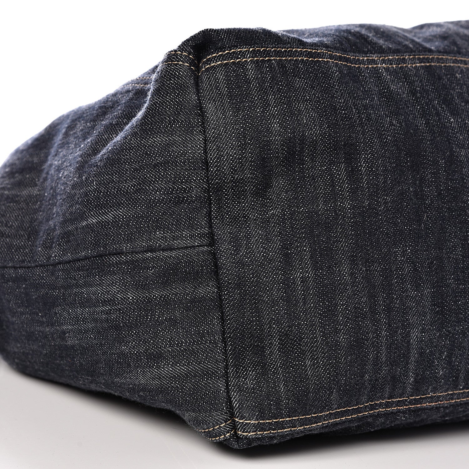 Chanel Denim XL Coco Cabas Tote Dark Blue 7 of 18
