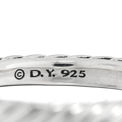 David Yurman Sterling Silver Cable Classics Band Ring 54 7 4 of 4