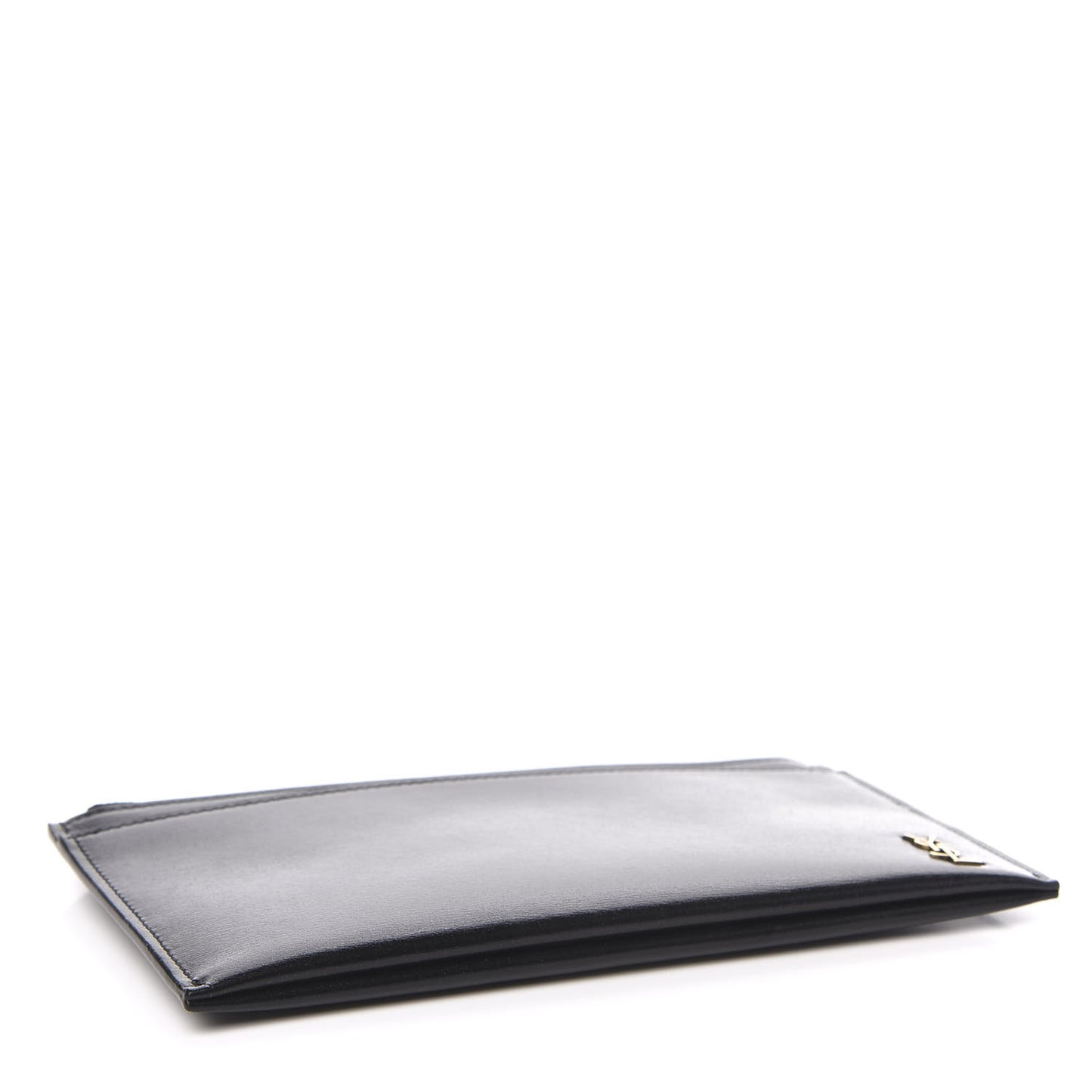 Smooth Calfskin Monogram Bill Pouch Black