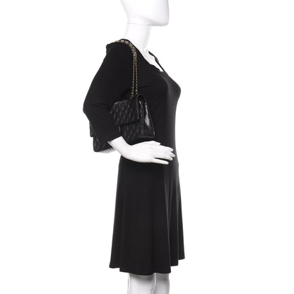 Chanel Lambskin Quilted Medium Double Flap Black 2 of 20