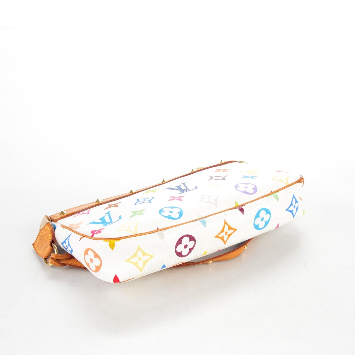 Monogram Multicolor Pochette Accessories White