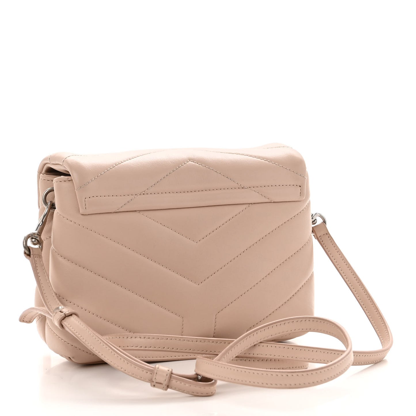 Calfskin Y Quilted Monogram Toy Loulou Crossbody Bag Marble Pink