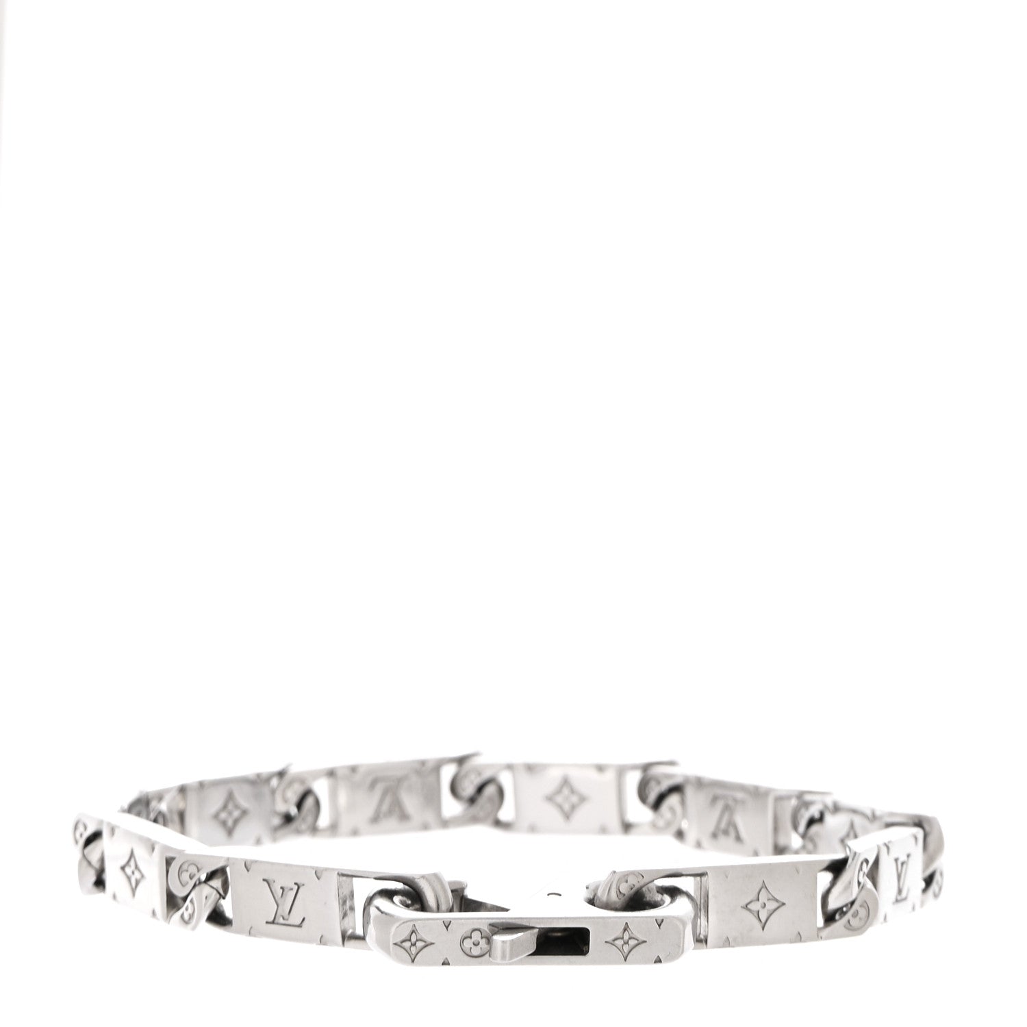 Louis Vuitton Monogram Tied Up Bracelet M Silver 3 of 4