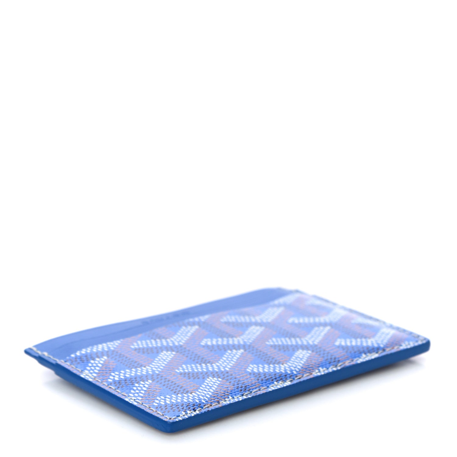 Goyard Goyardine Saint Sulpice Card Holder Sky Blue 4 of 9