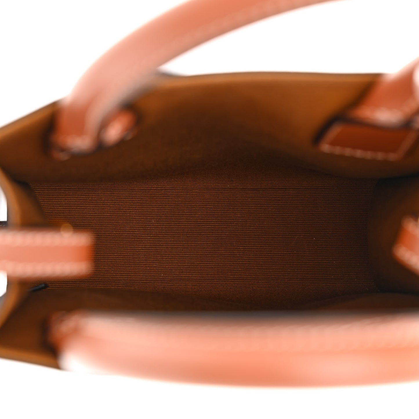 Triomphe Canvas Calfskin Mini Vertical Cabas Tan