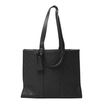 Louis Vuitton Taurillon Monogram Sac Plat 24H Black 1 of 10