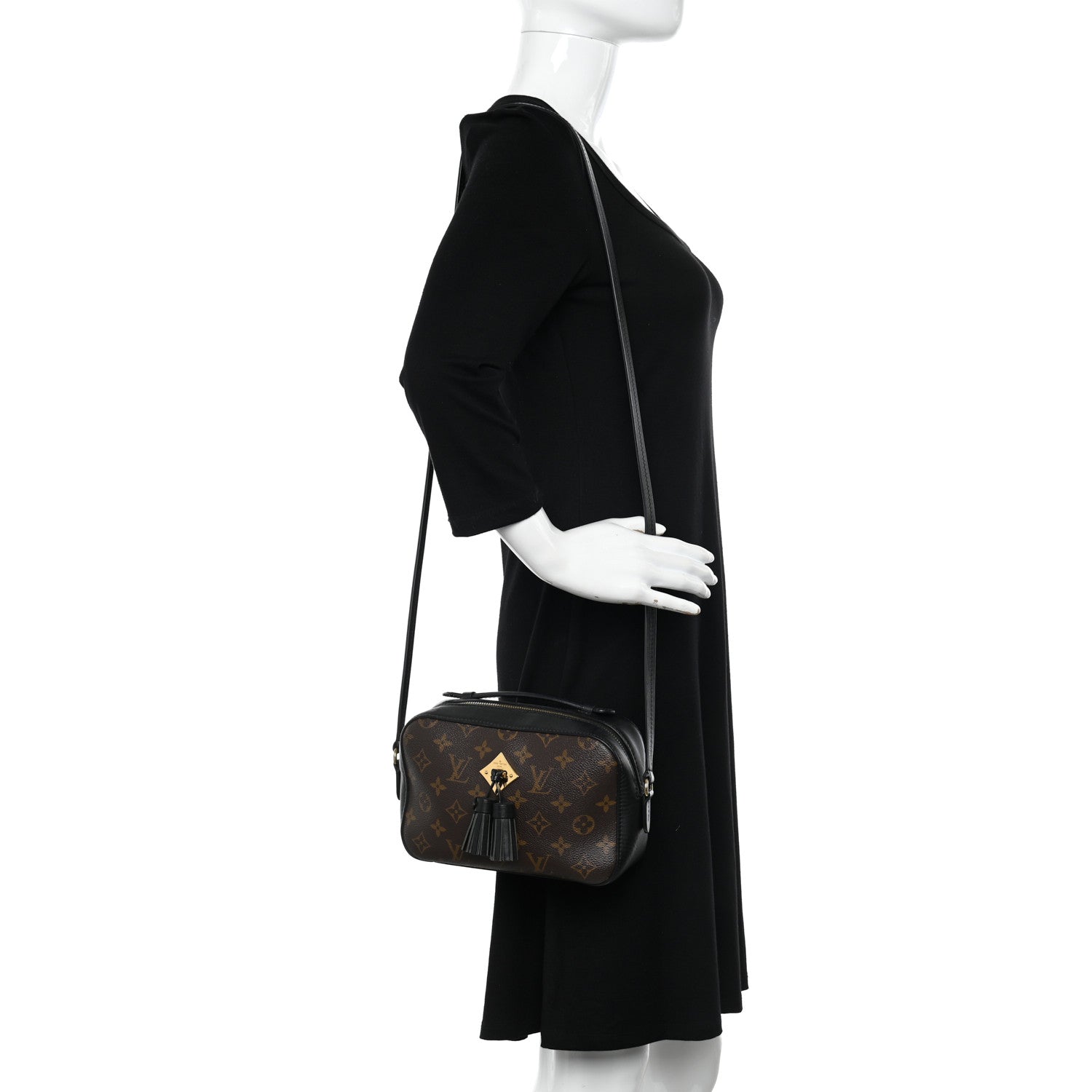 Louis Vuitton Monogram Saintonge Black 2 of 13