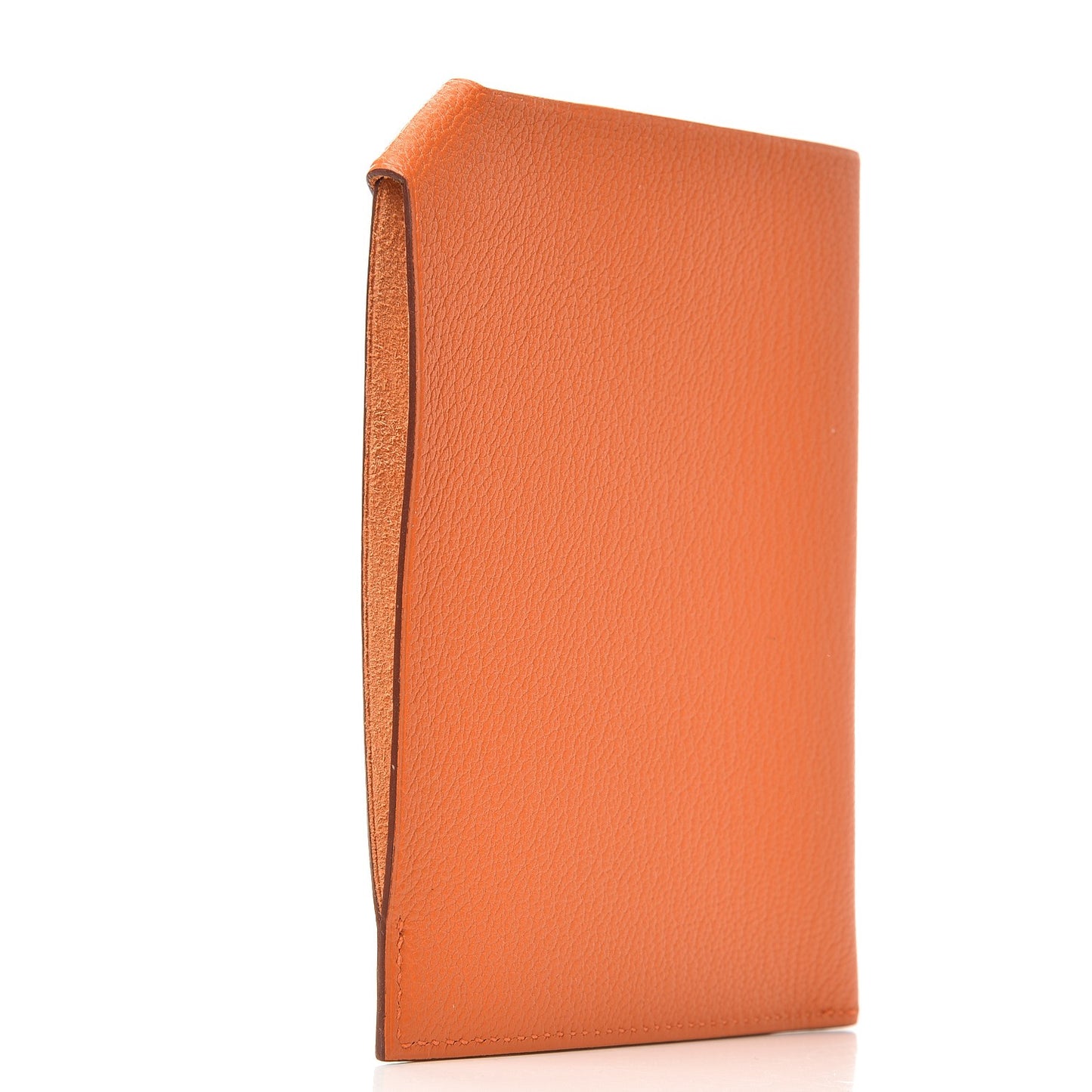 Chevre Mysore Tarmac PM Passport Holder Orange