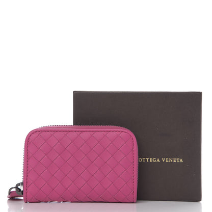 Bottega Veneta Nappa Intrecciato Zip Around Coin Purse Ametista 7 of 7