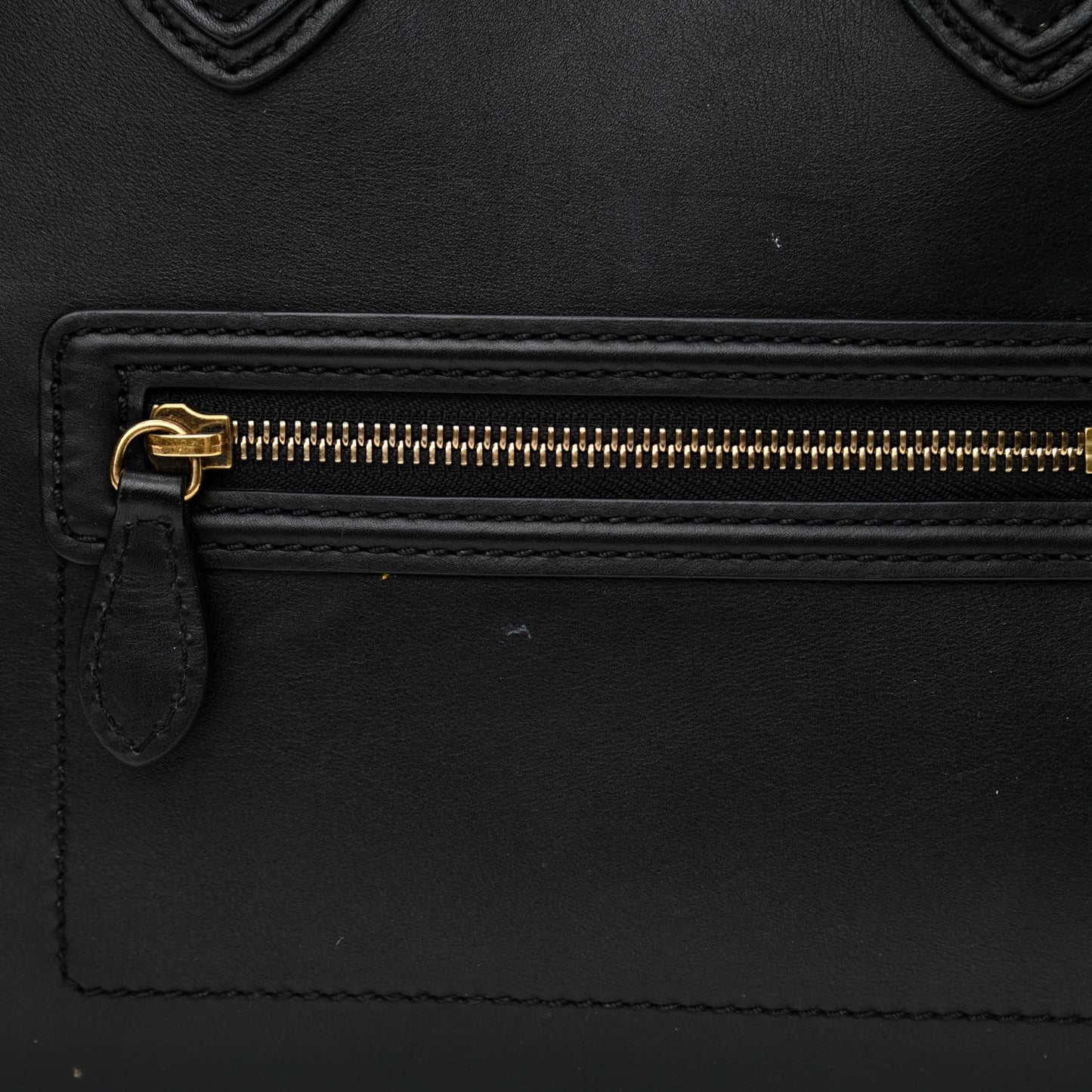 Smooth Calfskin Mini Luggage Black
