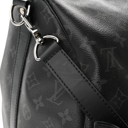 Louis Vuitton Monogram Eclipse Keepall Bandouliere 55 19 of 19