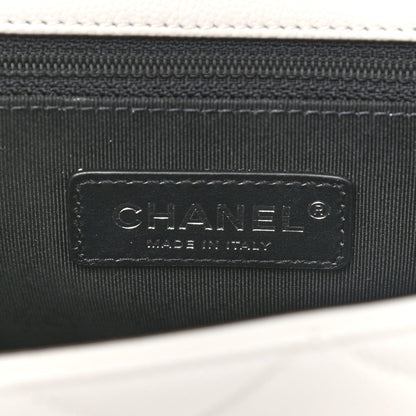 Chanel Caviar Quilted My Everything Flap White Black 6 of 9