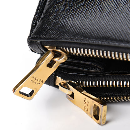 Prada Saffiano Medium Galleria Double Zip Tote Black 25 of 26
