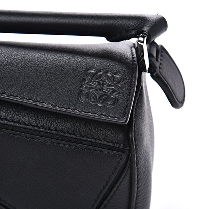 Loewe Calfskin Mini Puzzle Bag Black 7 of 10