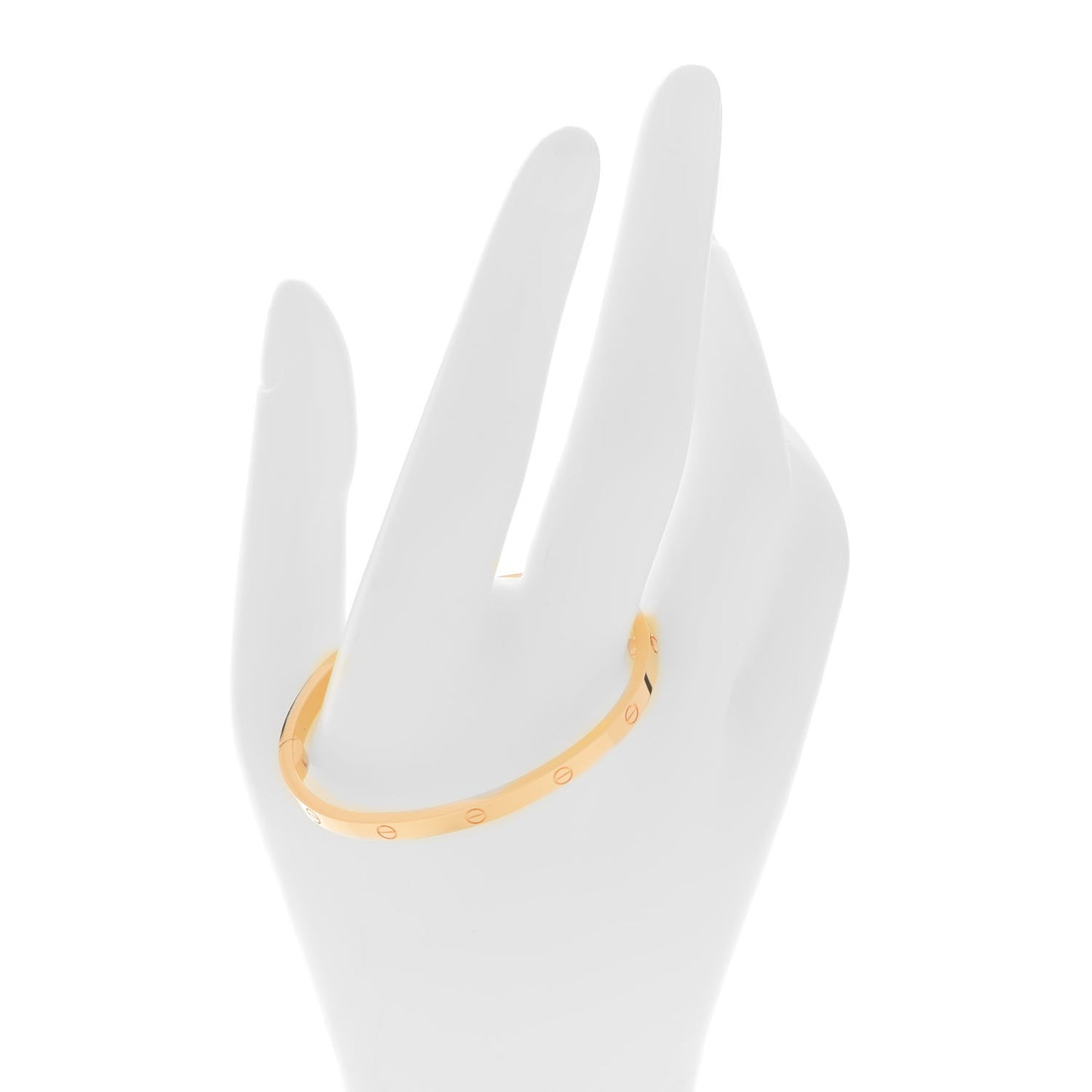 18K Yellow Gold Small LOVE Bracelet 15