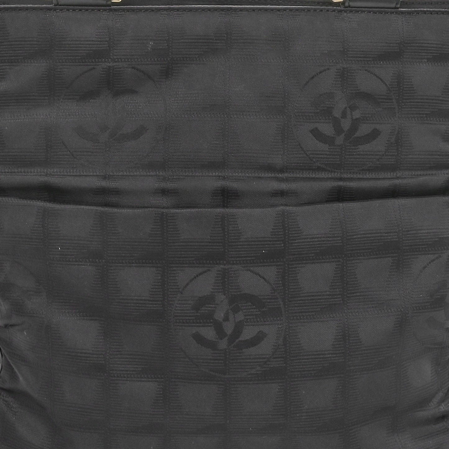 Nylon Medium Travel Tote Black