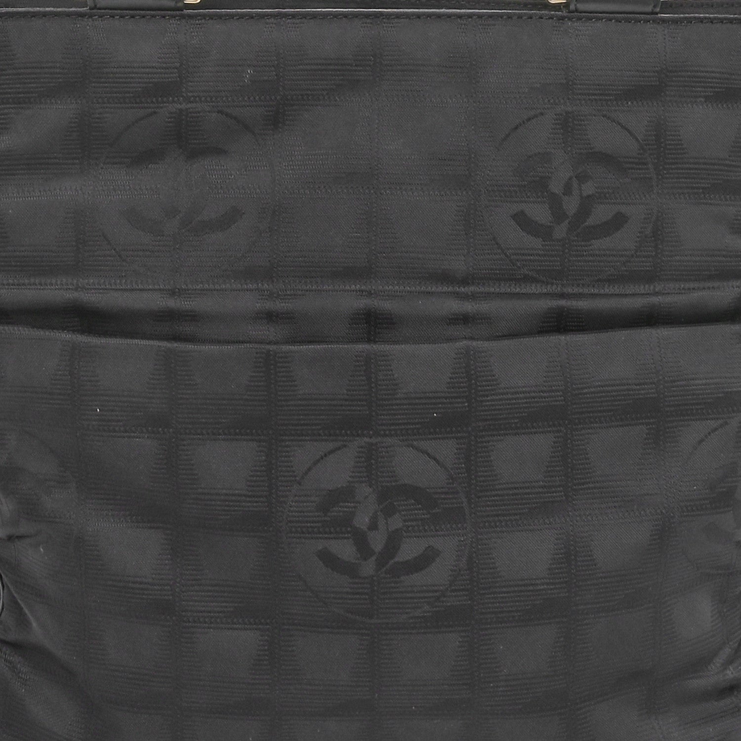Chanel Nylon Medium Travel Tote Black 8 of 12