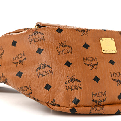 MCM Visetos Stark Belt Bag Cognac 8 of 9