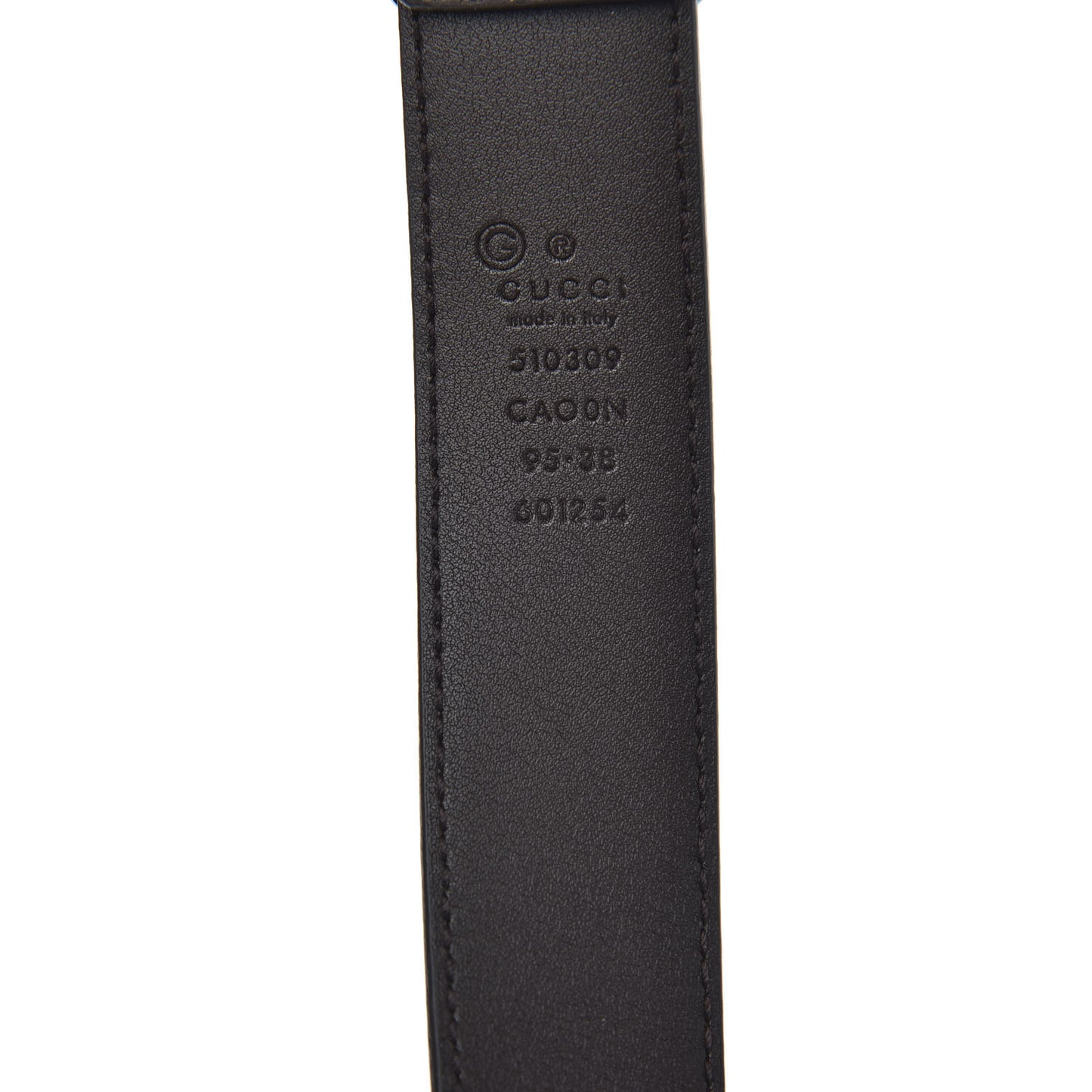 Calfskin Belt 95 38 Dark Brown