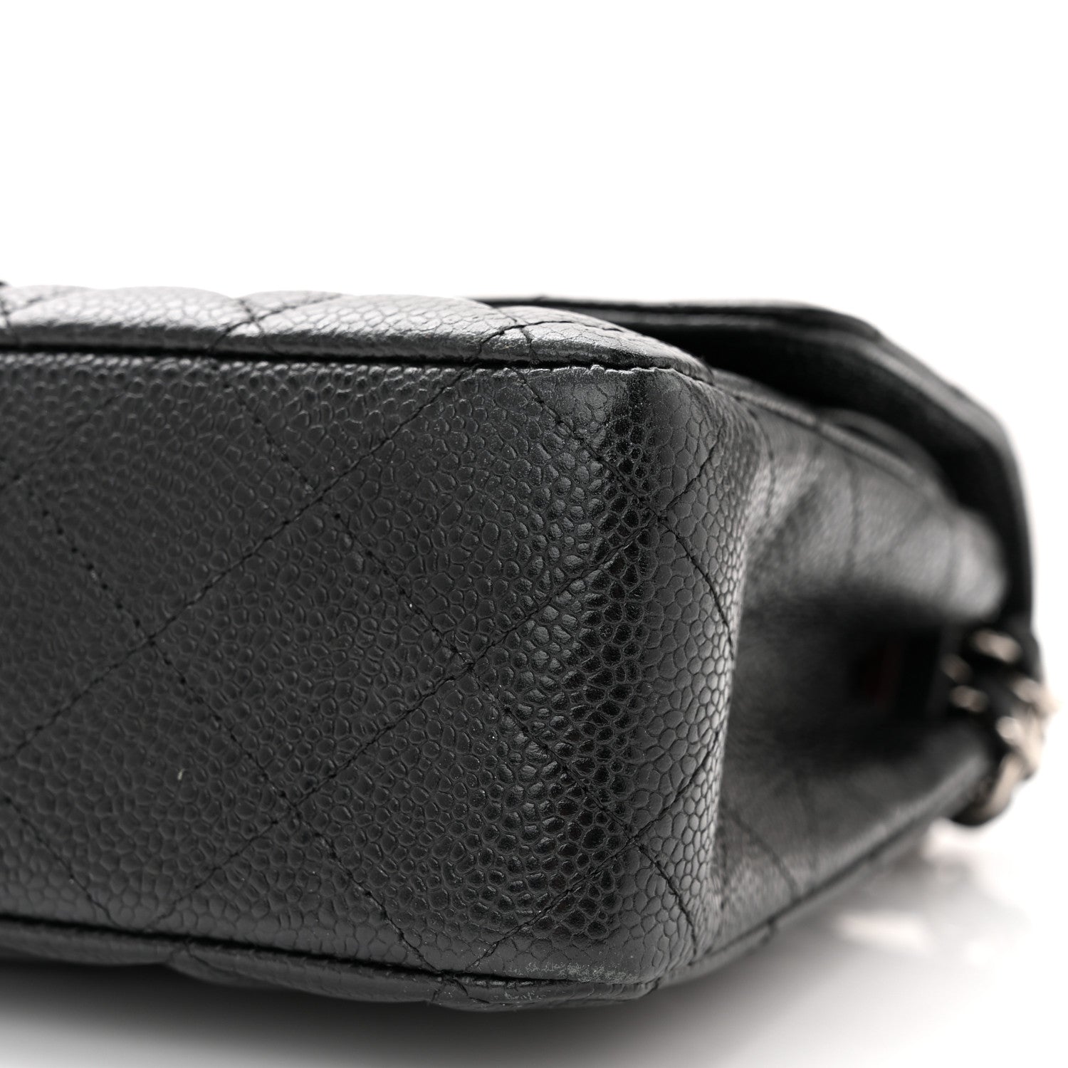 Chanel Caviar Quilted Medium Double Flap Black 9 of 14