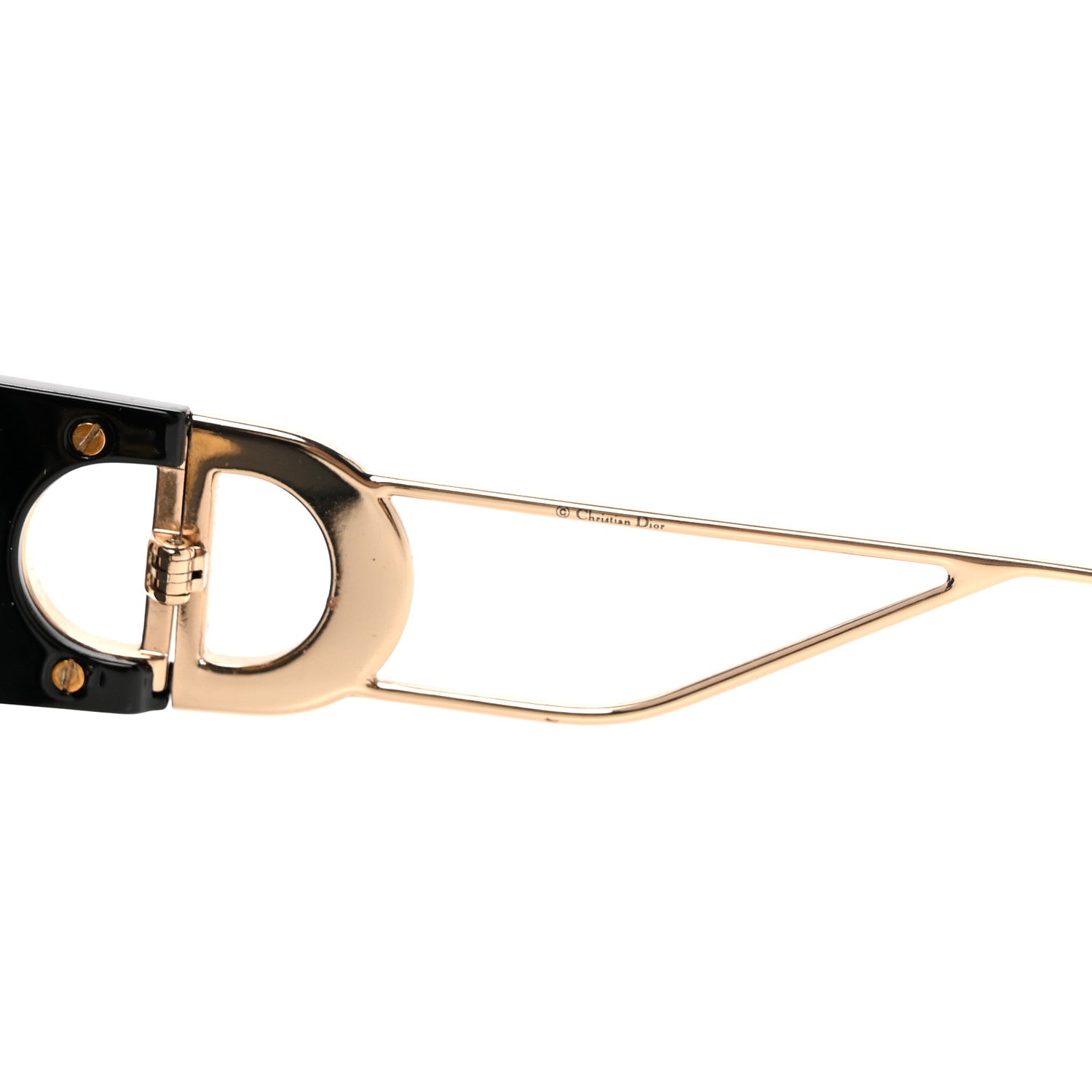 Christian Dior Acetate Square 30 Montaigne Sunglasses Black 10 of 14