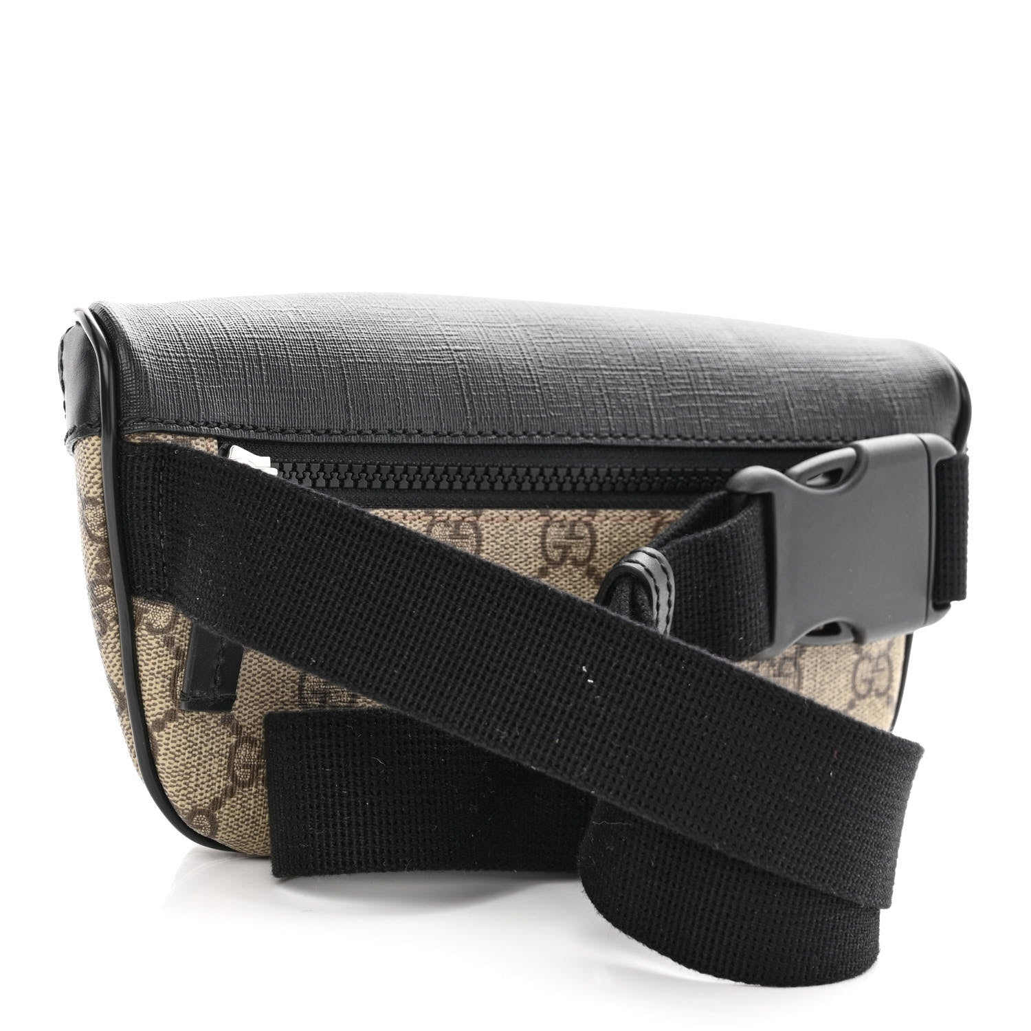 Gucci GG Supreme Monogram Belt Bag Black 3 of 11