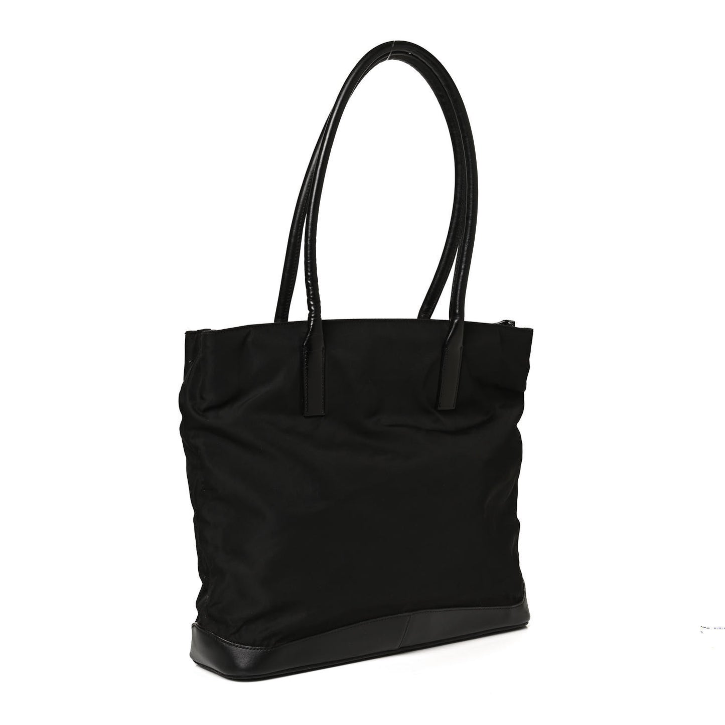 Tessuto Nylon Soft Calf Tote Black