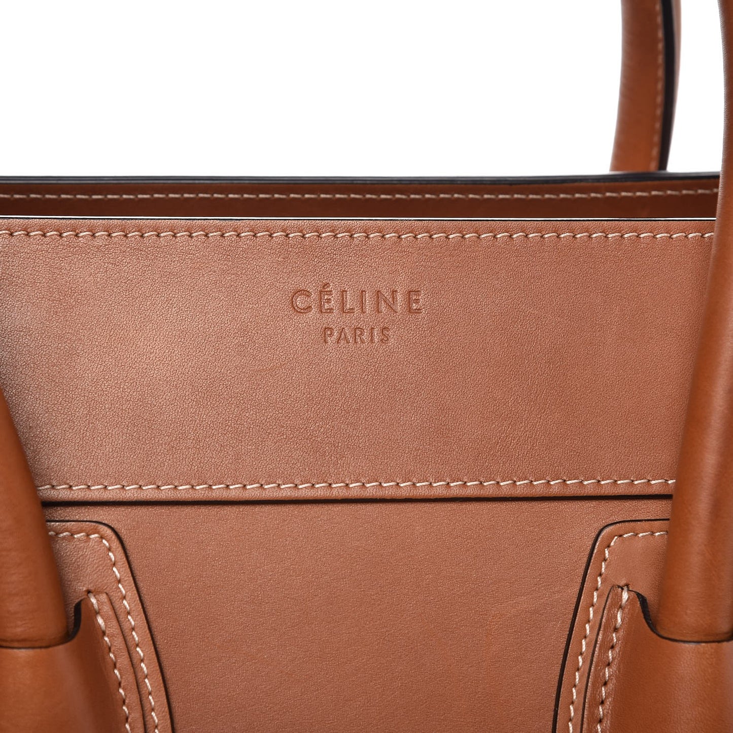 Natural Calfskin Mini Luggage Tan
