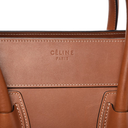 Celine Natural Calfskin Mini Luggage Tan 7 of 12